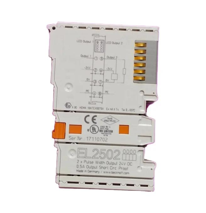 

BECKHOFF 2-channel pulse width output terminal 24 V DC EL2502