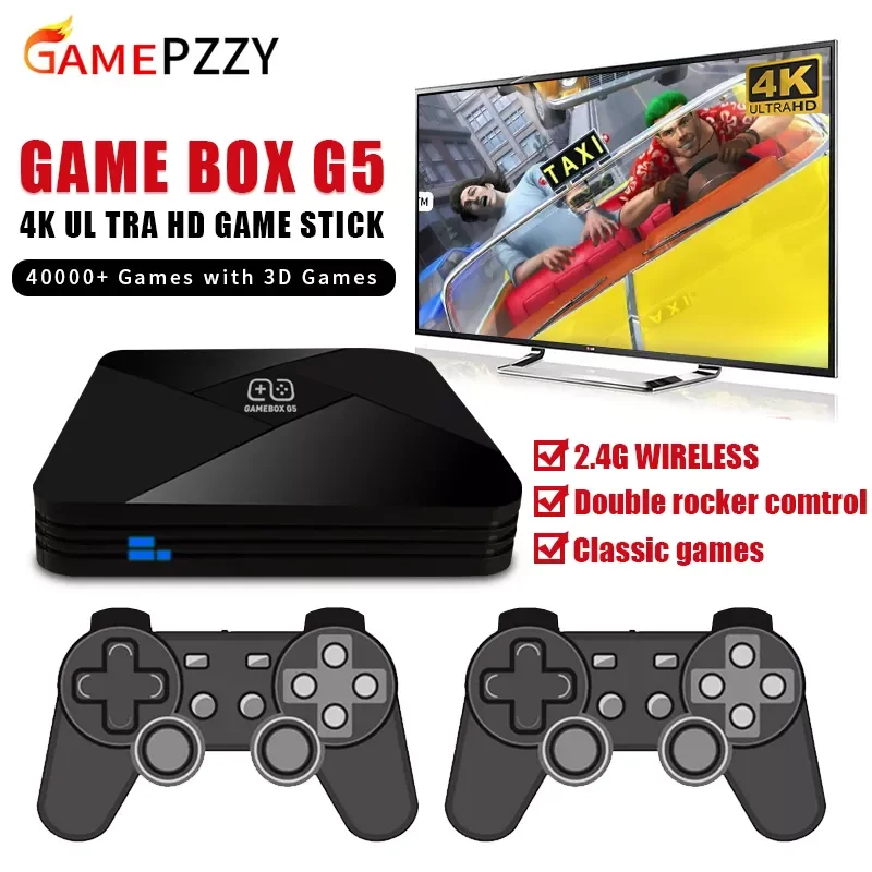 

Box G5 S905L WiFi 4K HD Super Console X 50+ Emulator 40000+ Games Retro TV Box Video Game Player For PS1/N64/DC