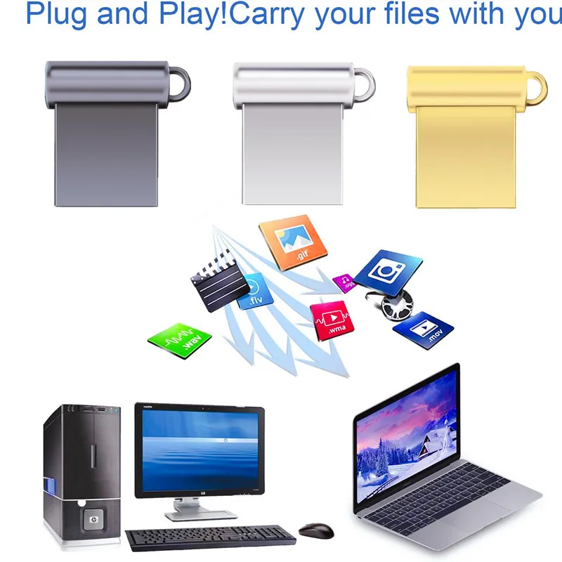 Фото Мини-флеш-накопитель 128 ГБ 64 ГБ 32 ГБ 16 ГБ Cle USB 2.0 Stick USB-накопитель Высокоскоростной USB-накопитель USB-устройства типа C №3