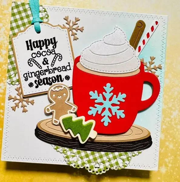 Рождественские штампы 2021 вырубные скрапбук дневник стеклянное украшение