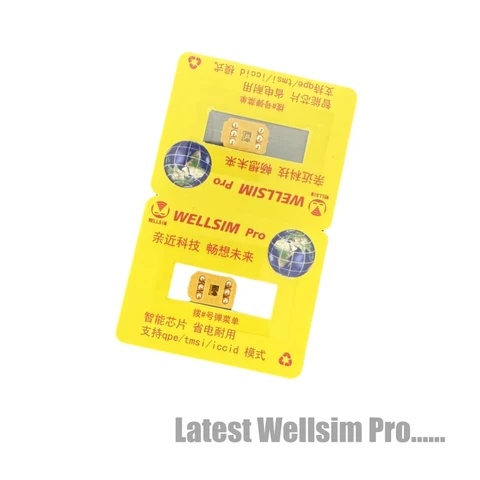 2 шт./лот Wellsim Pro V4.1 2025 Последняя версия с режимом QPE MEP Way для iPhone 16 15 14 13 12 11 X 8 7