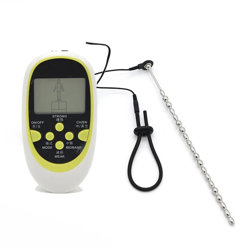 Секс-товары Кольца для пениса с электрошоком устройство массажа тела импульсный