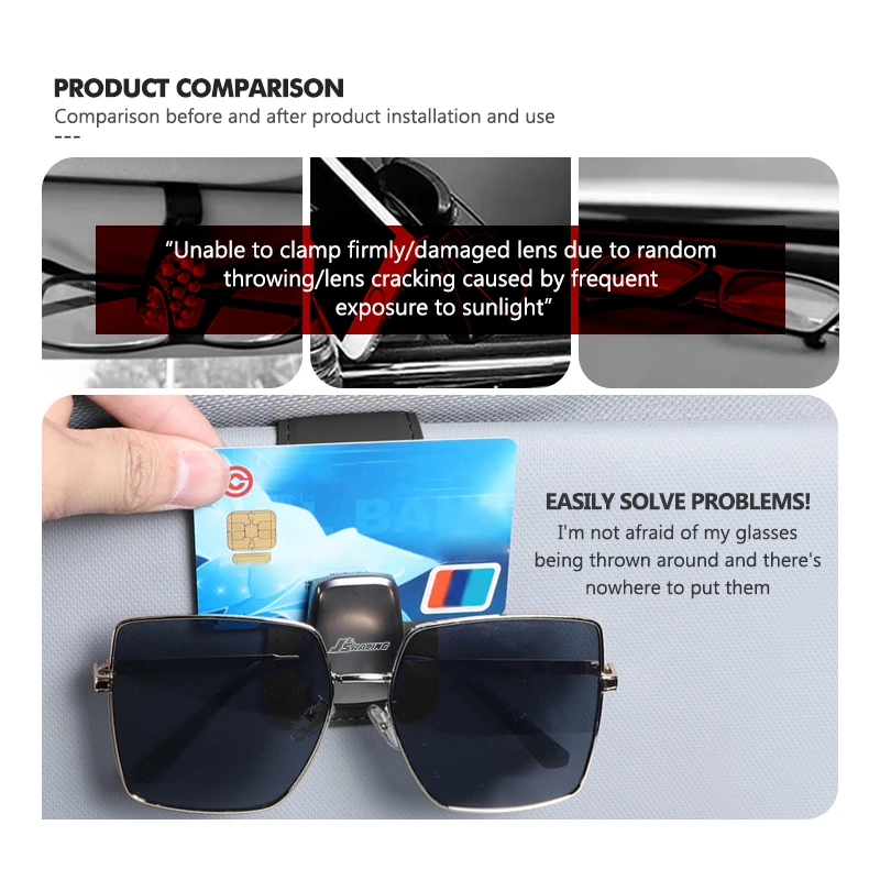 Для Honda автомобильный солнцезащитный козырек кожаный минималистичный зажим для