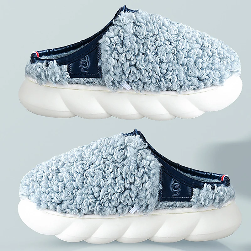 Plush Slippers for Women Indoor Light Soft Platform Winter Home Slippers Female Concise Indoor Furry Slip on Comfortable Fashion