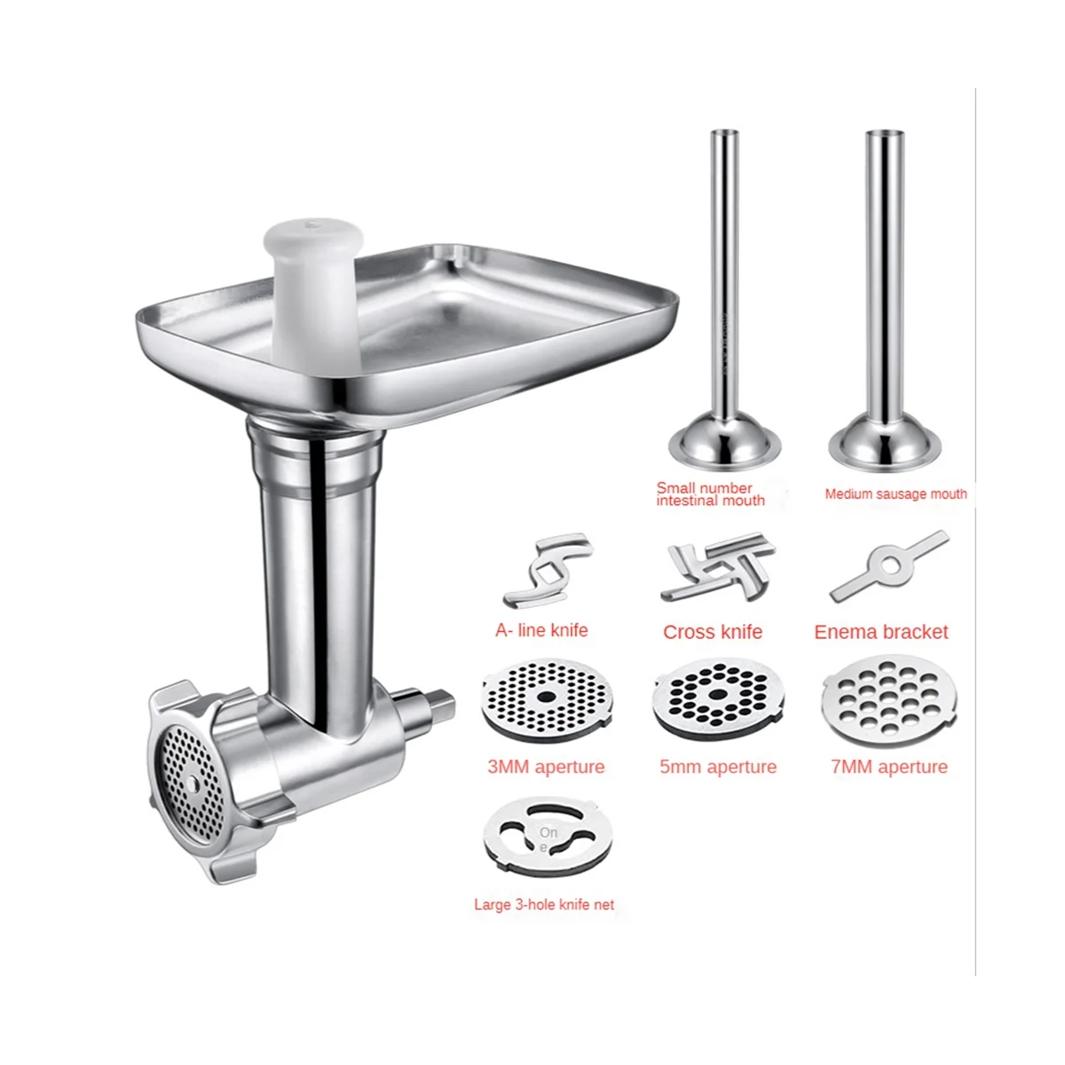 Подставка для кухонной мельницы Металлическая насадка мясорубки