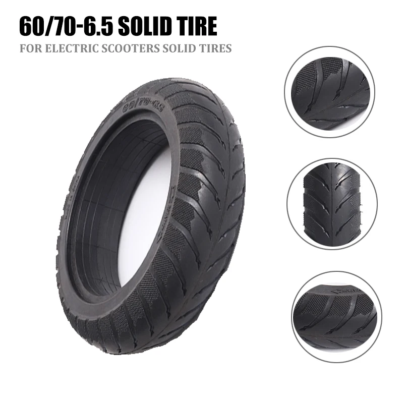 

60/70-6,5 цельная шина для Ninebot MAX G30 F30 F40, непневматическая резиновая амортизирующая шина для электрического скутера