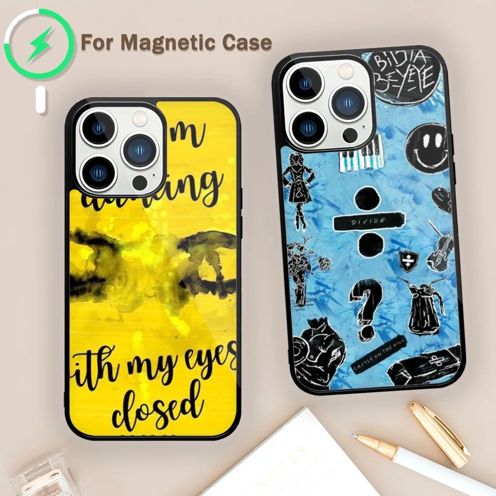 Чехол для телефона Ed Singer S-Sheerans магнитный чехол iPhone 11 12 13 14 15 Mini Pro XS Max X S Plus XR