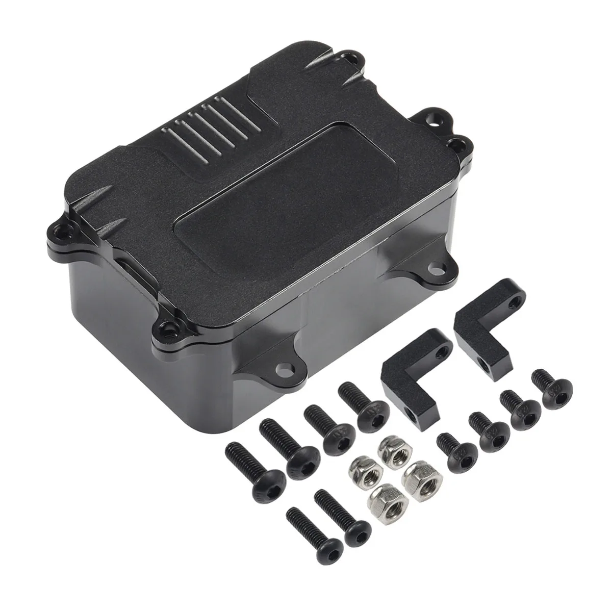 Алюминиевый приемник RC 60*42*31 мм 1 шт. электронный лоток ESC для 1/10 Rock Crawler Rigs DIY SCX10 D90