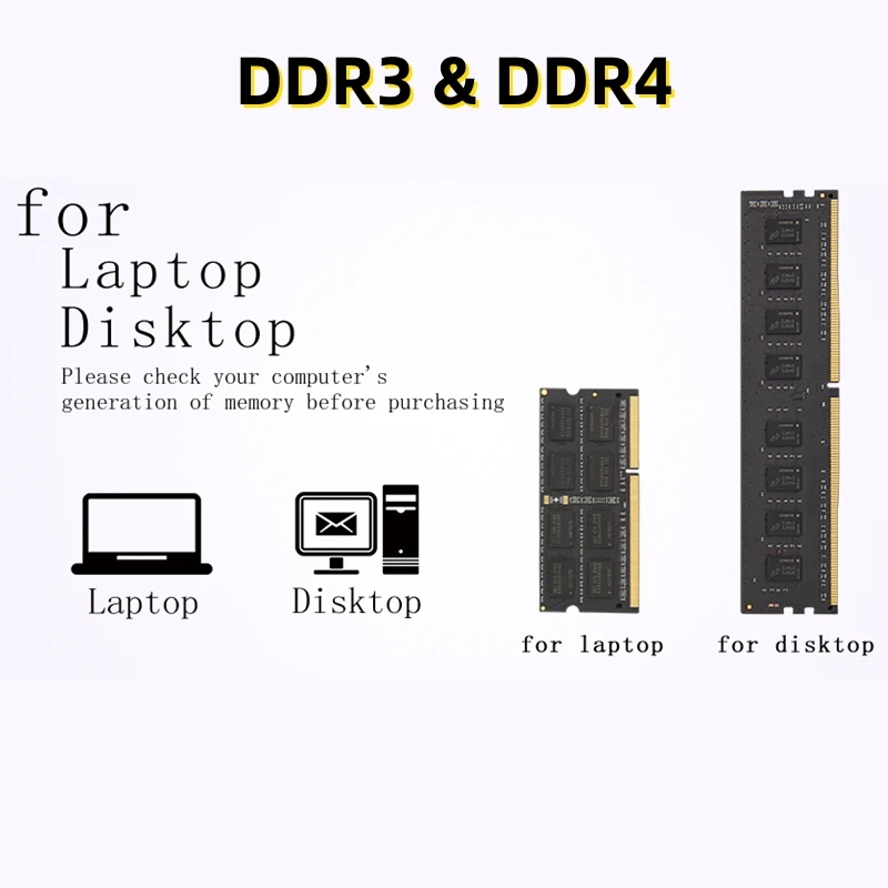 DDR3 4GB 8GB 1600 DDR4 16GB 2666 Ram for Laptop 1600MHz 2666MHz Sodimm Macbook DDR3L Compatible With Desktop Kingchuxing images - 6