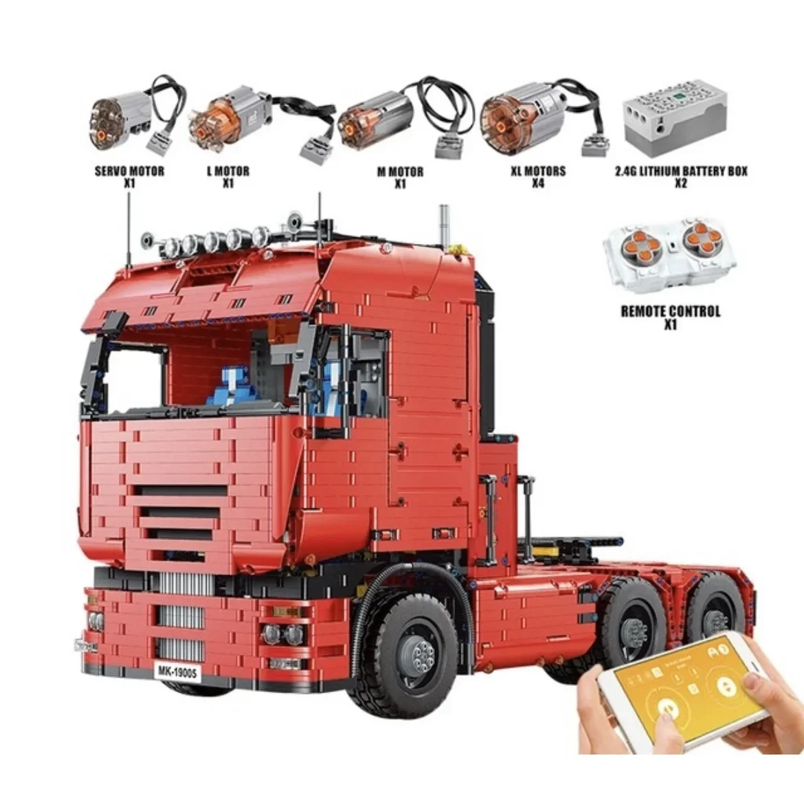 Строительный Блок Mold KING 19005 технические автомобили строительные блоки APP