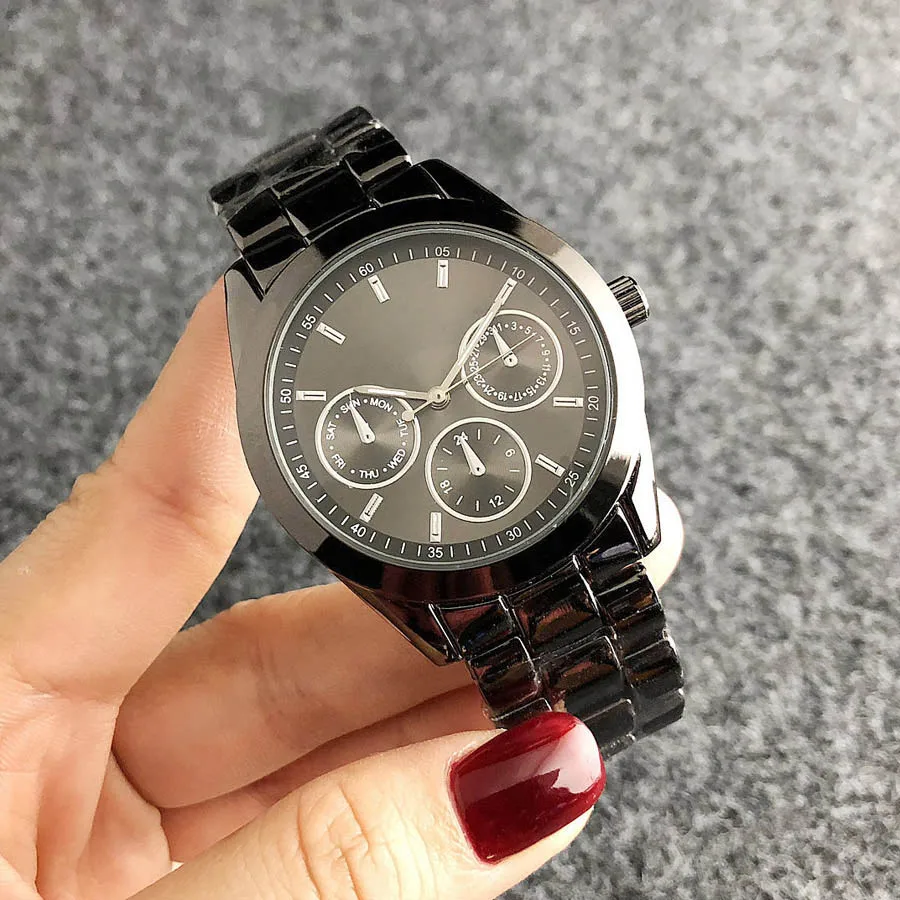 Brand Wrist Watches Women Girl Ladies Style Quartz Casual Steel Metal Band Clock fo05