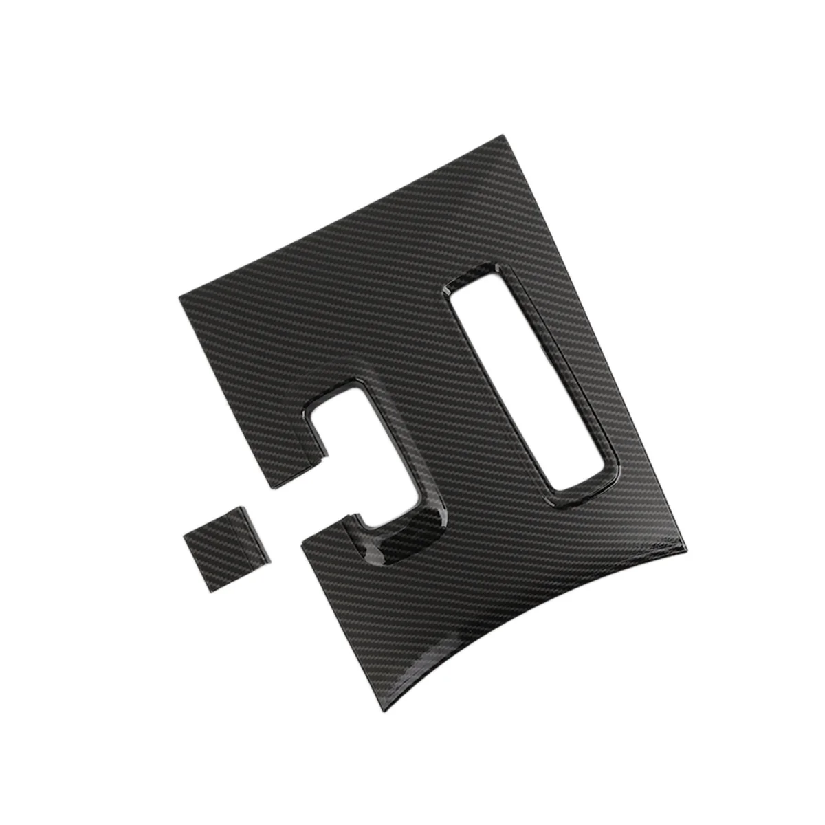 

Central Control Gear Shift Panel Trim for 2010 2011 2012 2013 2014 Dodge Charger & Chrysler 300/300C ,Abs Carbon Fiber