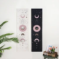 moon phase tapestry wall hanging tapestry boho art tapestries bright printing pattern hand made lace hanging room decoration