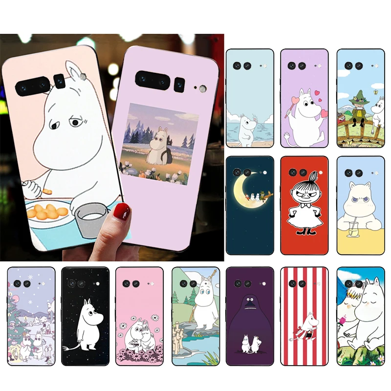 

Phone Case for Google Pixel 7 Pro 7 6A 6 Pro 5A 4A 3A Pixel 4 XL Pixel 5 6 4 3 XL 3A XL 2 XL Lovely hippo Case Funda