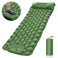 camping mattress 196658cm self inflating air mattress moistureproof sleeping pad for hiking camping tent air mat folding bed