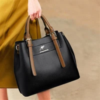 2022 simple female shopper bag genuine large capacity casual tote bag leather shoulder crossbody bags for women designer handbag
