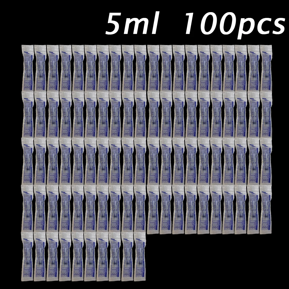 

5/10/20/50/100 шт., пластиковый шприц 5 мл