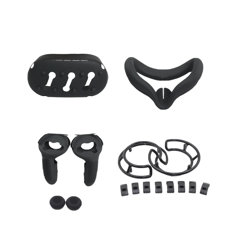 

Аксессуары для Quest 2 VR, крышка и маска для ручки контактного контроллера, бампер для ручки, передняя крышка объектива