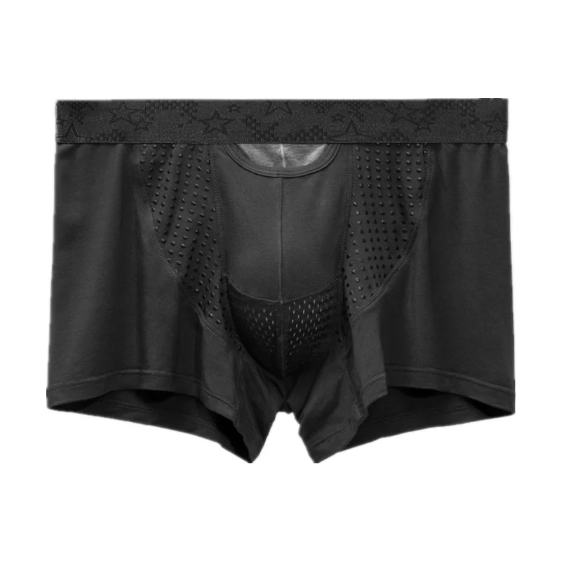 Сексуальное мужское нижнее белье бриджи дышащие трусы с магнитной застежкой из