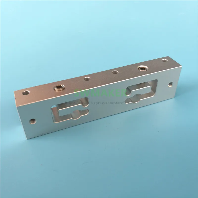 Replicator 2X 3D Printer hotend mount bar Aluminum extruter bar - 3D printer parts Replicator 2X 3D Printer hotend mount bar Aluminum extruter bar - 3D printer parts