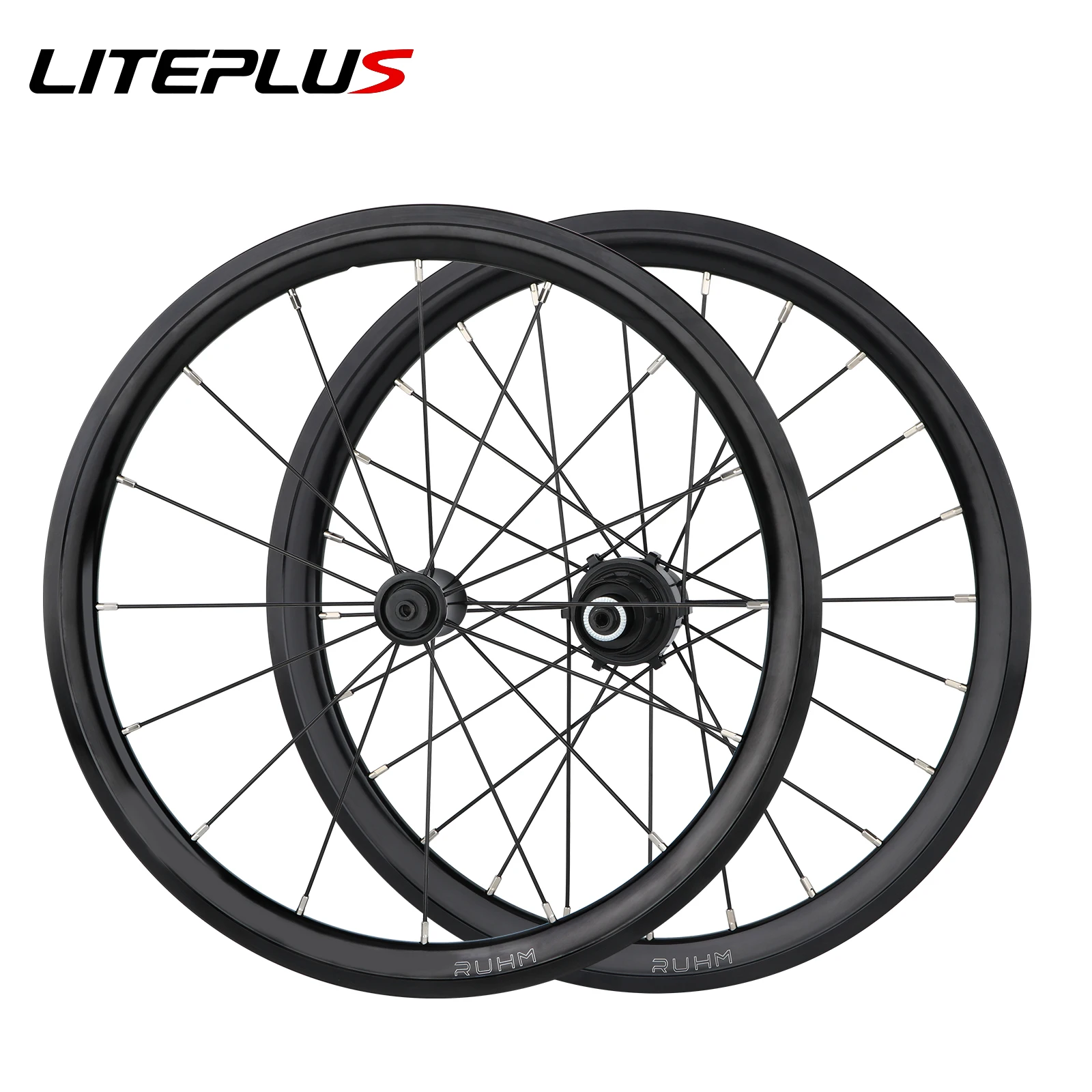 

Liteplus For Brompton Folding Bicycle Modified External 7 Speed Wheelset Ultralight Aluminum Alloy 74/112mm Wheel Set