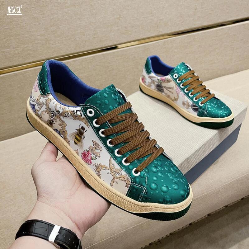 Новая мужская обувь элитная спортивная мужские кожаные дышащие туфли для доски