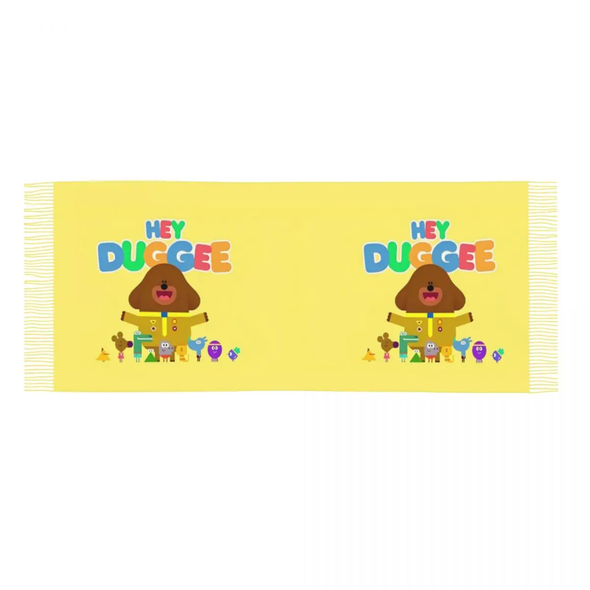 Шарф H-Hey D-Duggees для женщин осенне-зимняя кашемировая шаль милый мультяшный длинный