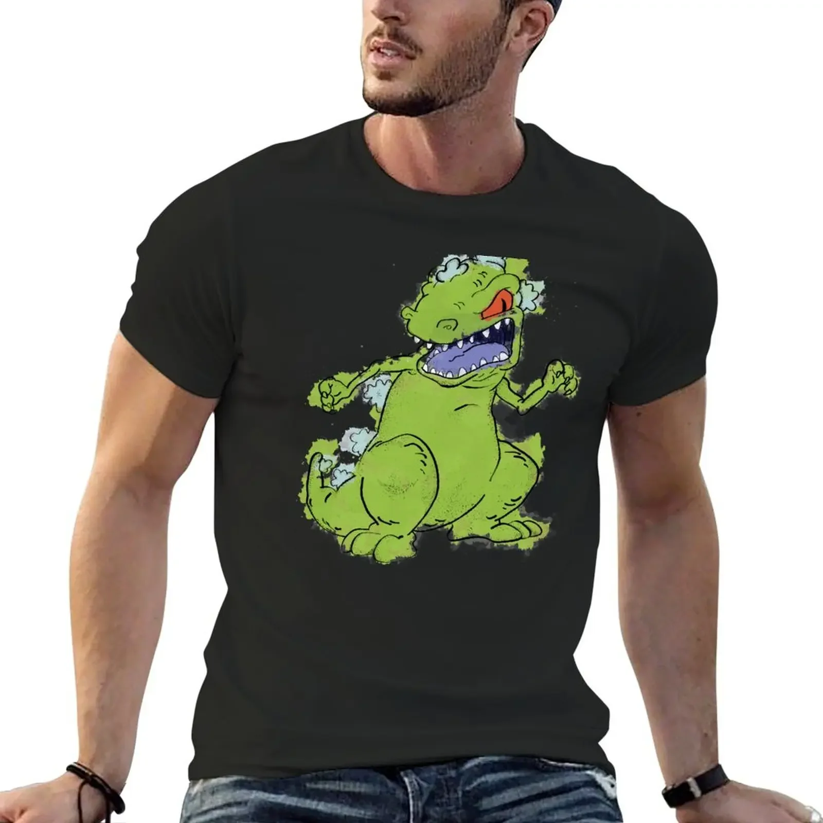 Футболка Reptar Color мужская одежда рубашки футболка с рисунком компрессионная
