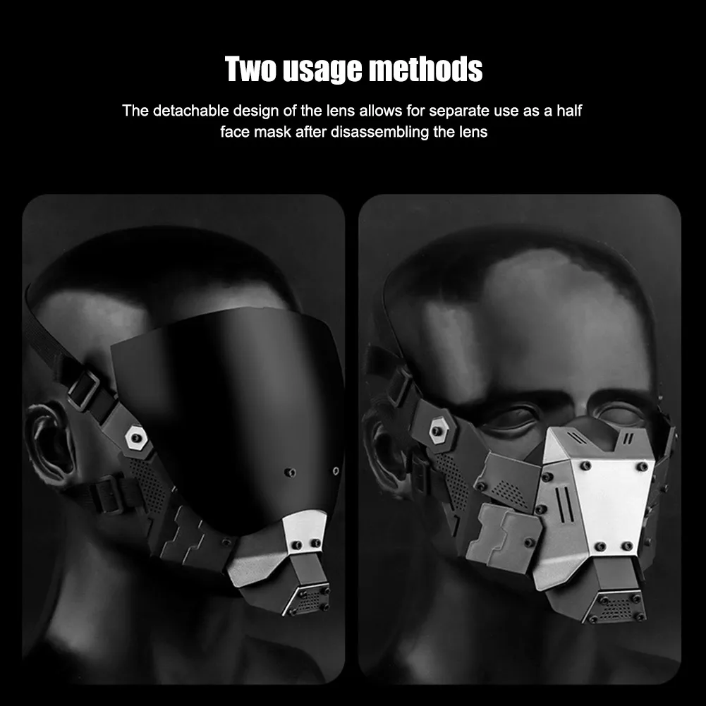 Тактическая маска командира киберпанка