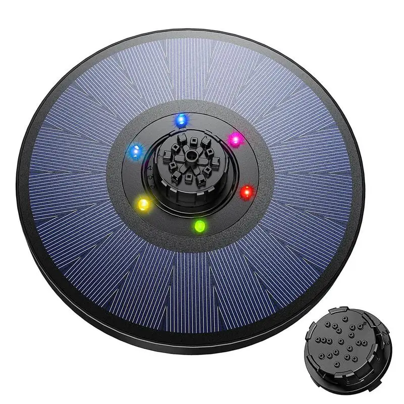 Solar Power Bird Bath Fountains Water Pump Fountain With Solar Panel Water Fountain 9V/3.5W For Garden Backyard Swimming Pool