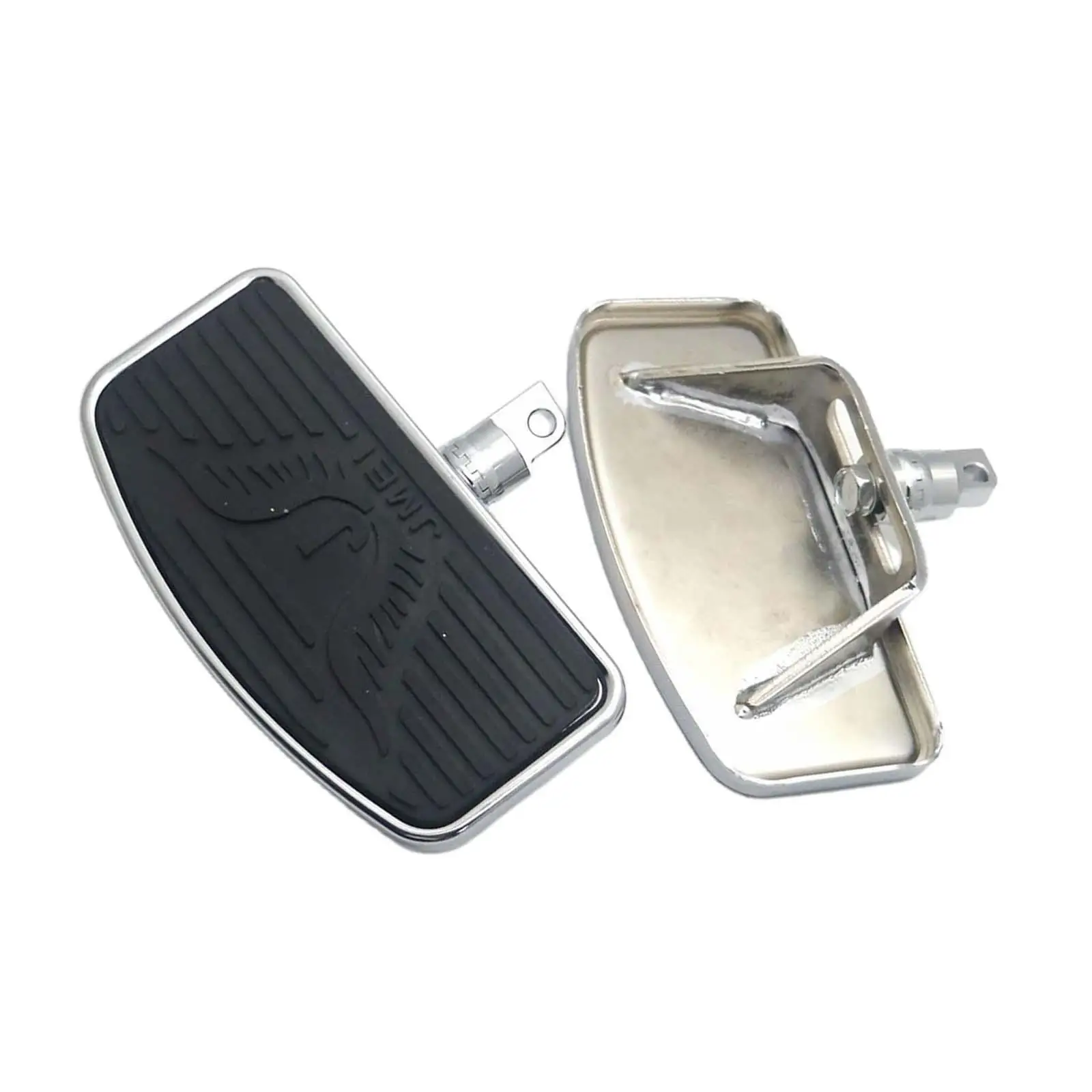 

1-Pair Motorbike Rear Passenger Foot Mats For Harley Sportster 883 1200