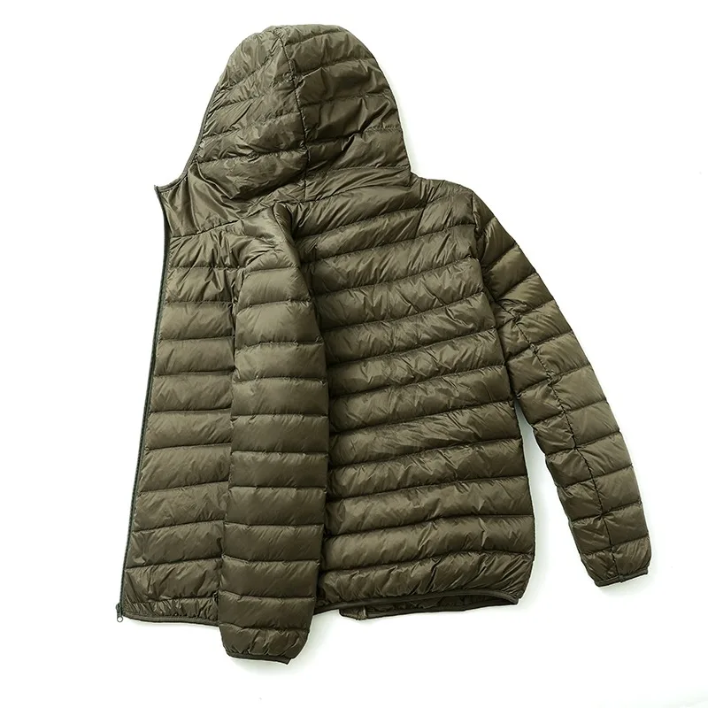 Men's Ultralight Down Jacket Fall/Winter coat Male Oversized Casual parkas Clothing Running Sport Hoodies puffer jacket for Men