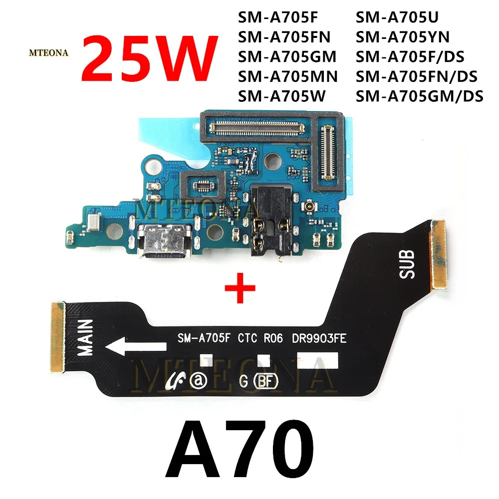 Для Samsung Galaxy A70 SM-A705F A705FN USB зарядное устройство док-станция разъем порт зарядки