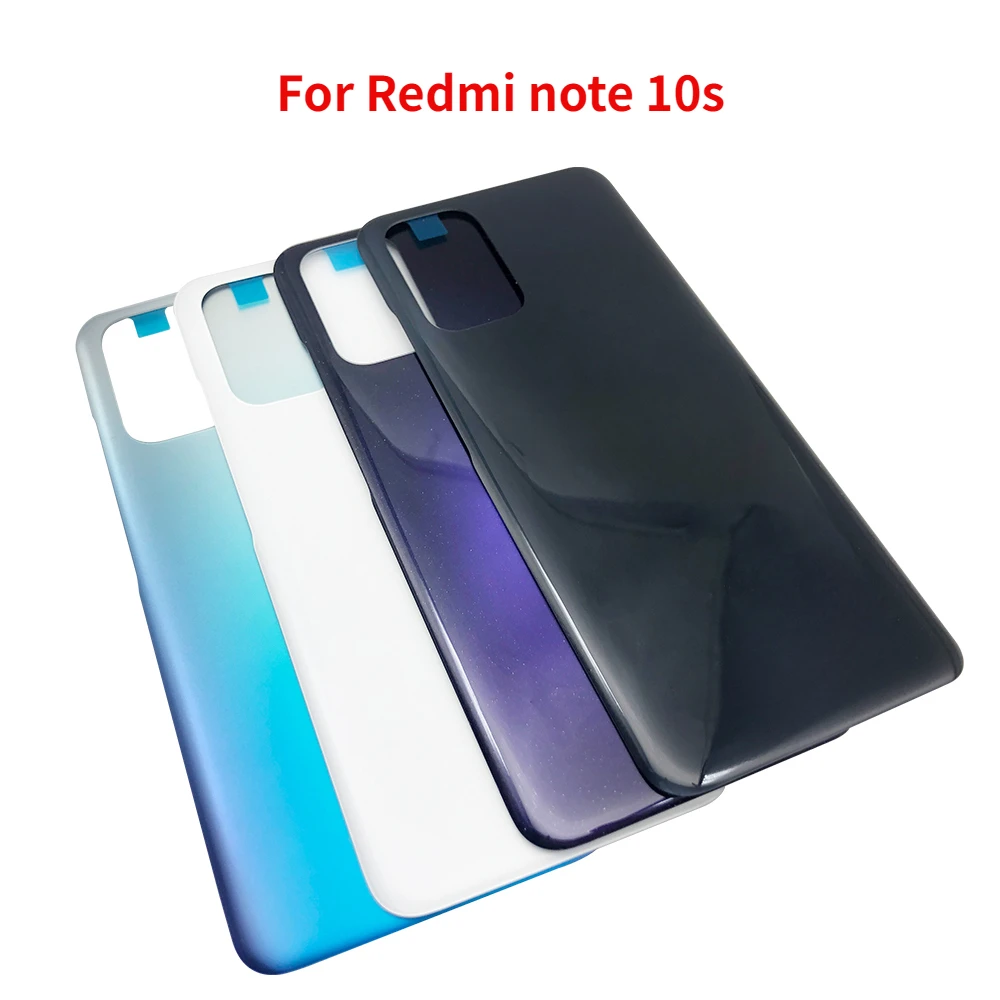 

Новинка, задняя крышка батарейного отсека для Xiaomi Redmi Note 10S, задняя крышка, сменный корпус с клейкой поверхностью