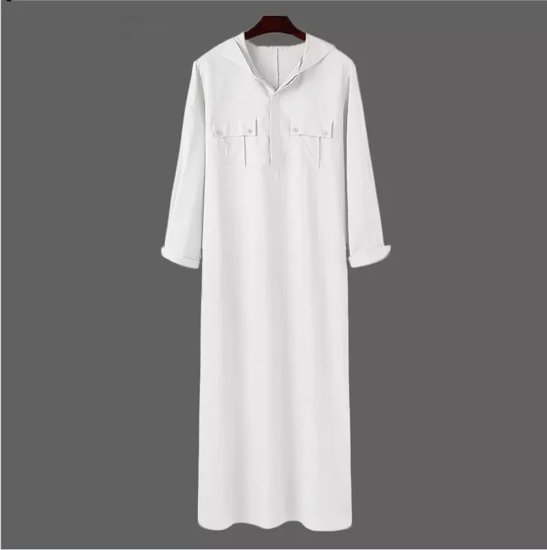 Muslim Fashion Men Robe Abaya Dubai Ropa Islamica Hombre Kaftan Islamic Clothing Pakistan Jubba Thobes Qamis Homme Musulman