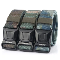 nylon tactical belts men quick release alloy buckle camouflage canvas outdoor hunting tooling training military belt accessories