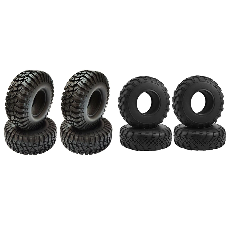 

2 Set 1.9 Rubber Wheel Tires Tyres For 1/10 RC Crawler Car Axial SCX10 90046 SCX10 III AXI03007 Traxxas TRX4 D90, A & B