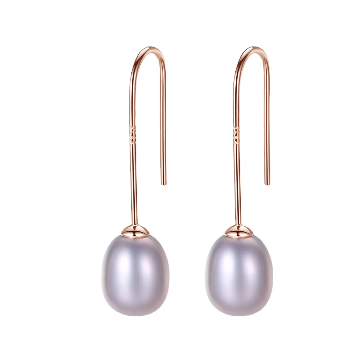 

Long Temperament S925 Earrings Hook-type Pearl Jewelry Fashion Light Luxury Senior Feeling