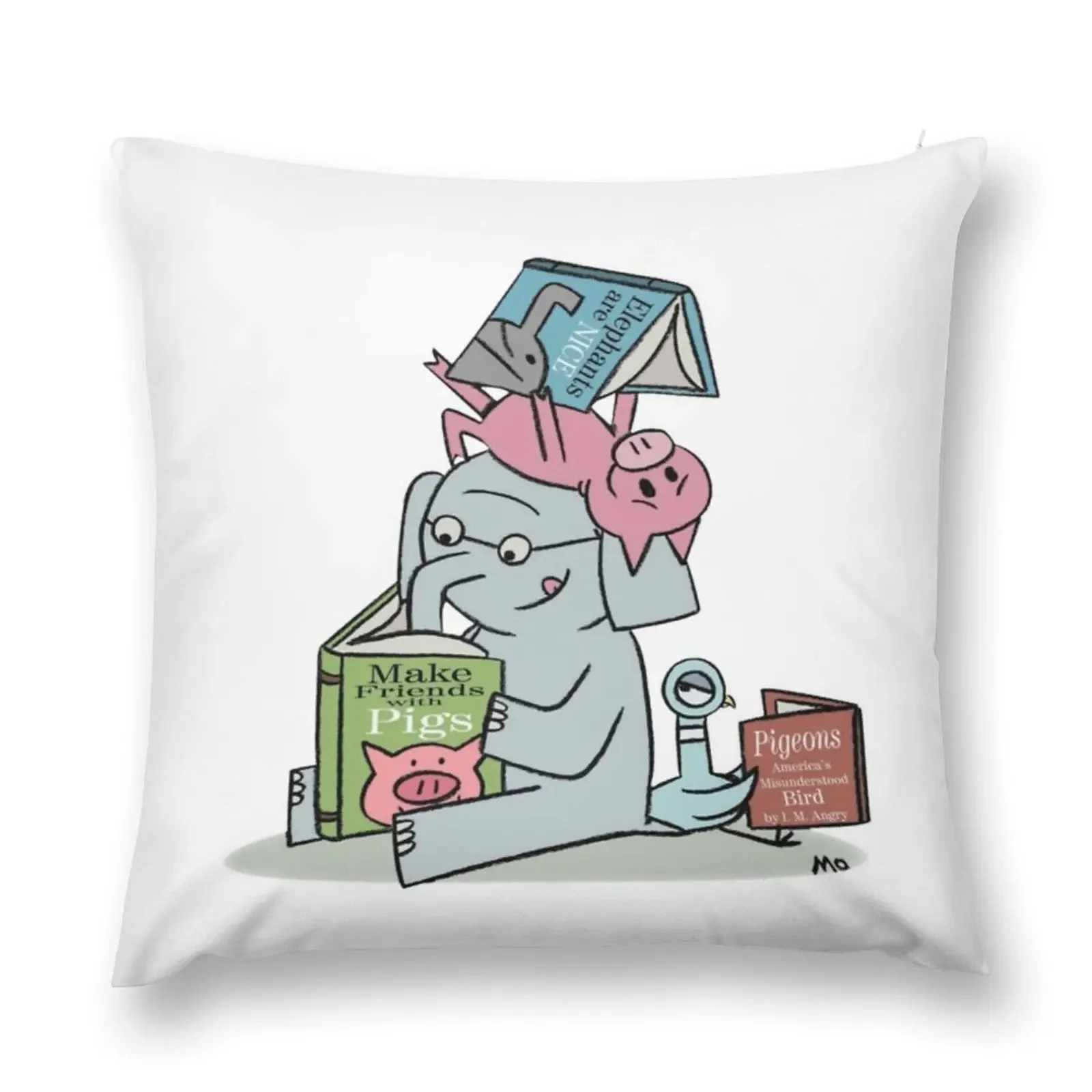 Декоративная подушка Elephant and Piggie 100% Полиэстер