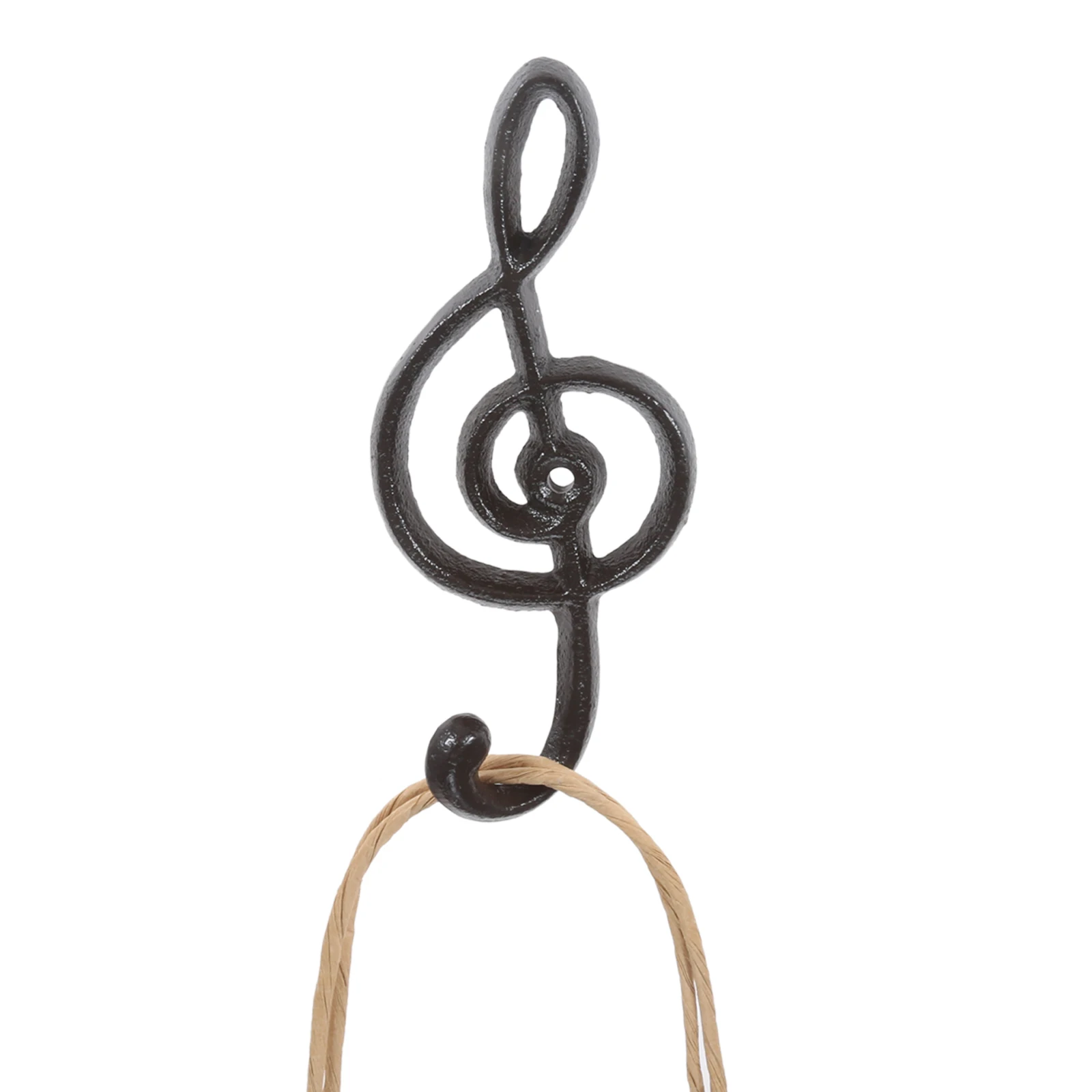 

1set Music Note Shape Hook Iron Wall Hanger Unique Home Decor Vintage European style Kitchen Bathroom Coats/towel/Key/Hat 16cm