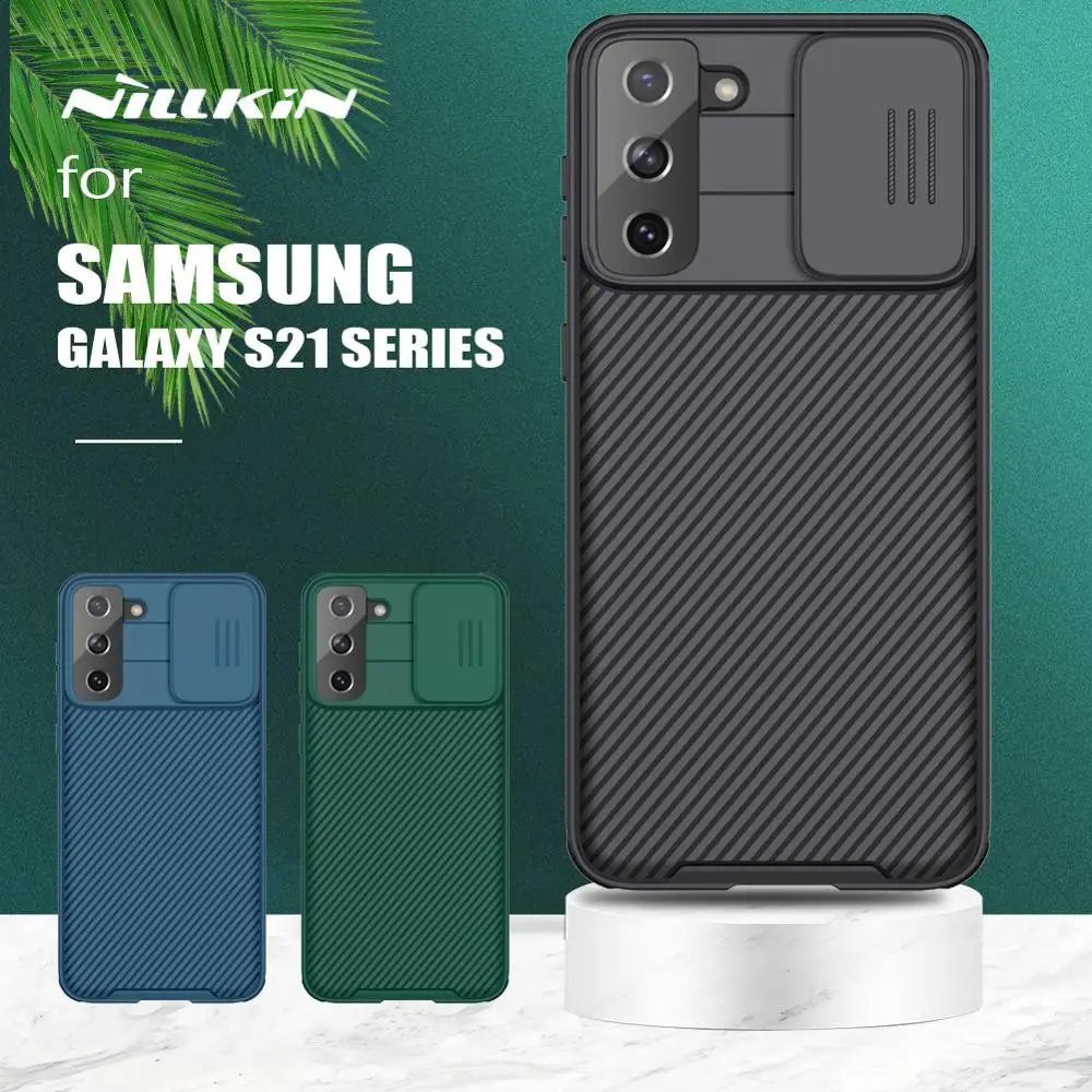 

Ультратонкий чехол Nillkin CamShield для Samsung Galaxy S21, защитный чехол для объектива камеры, чехол для Samsung S21, S21 Plus