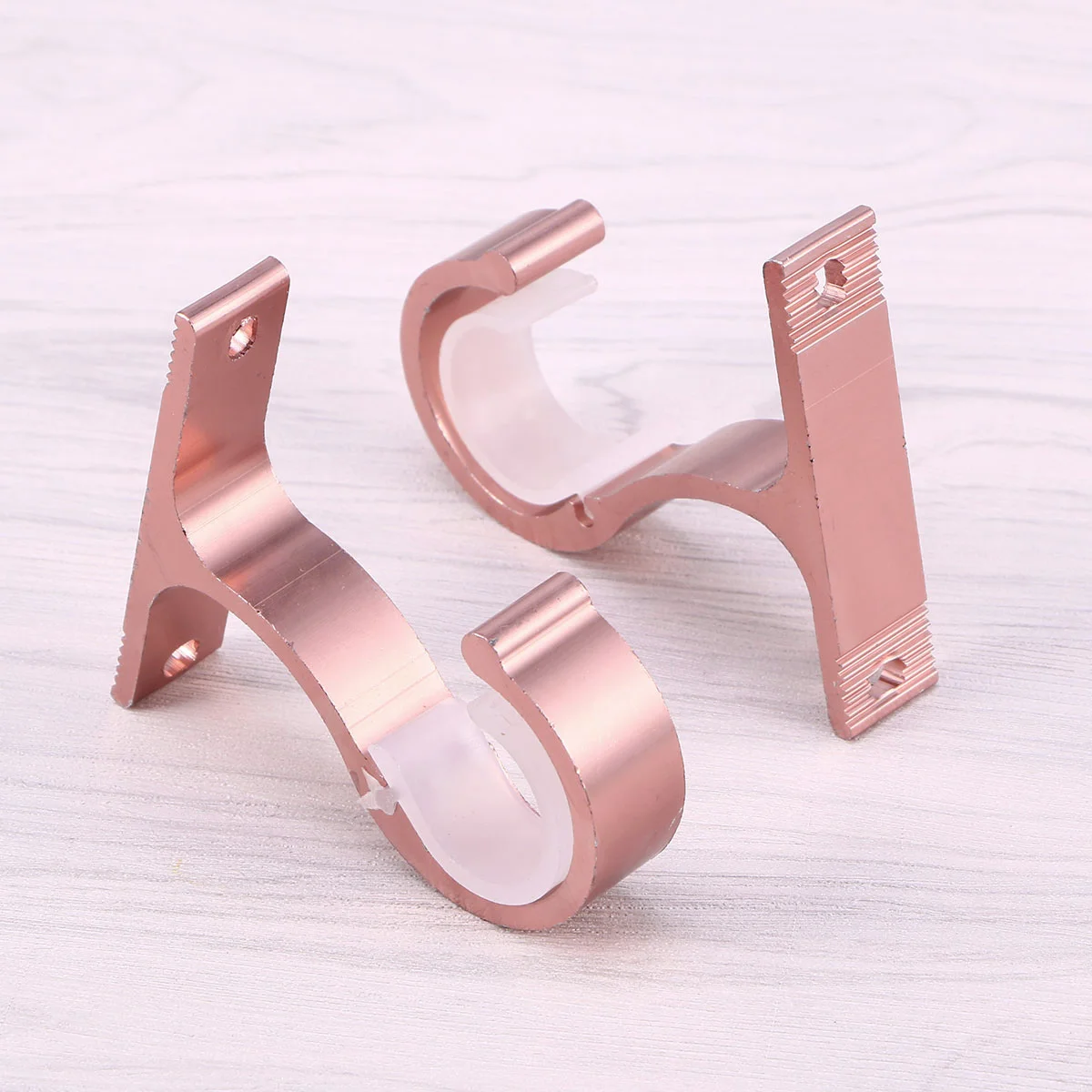

Curtain Rod Bracket Hooksbrackets Ceiling Holders Double Rodswindow Holder Wall Shower Alloy Hanger Walls Hook Mount Aluminum