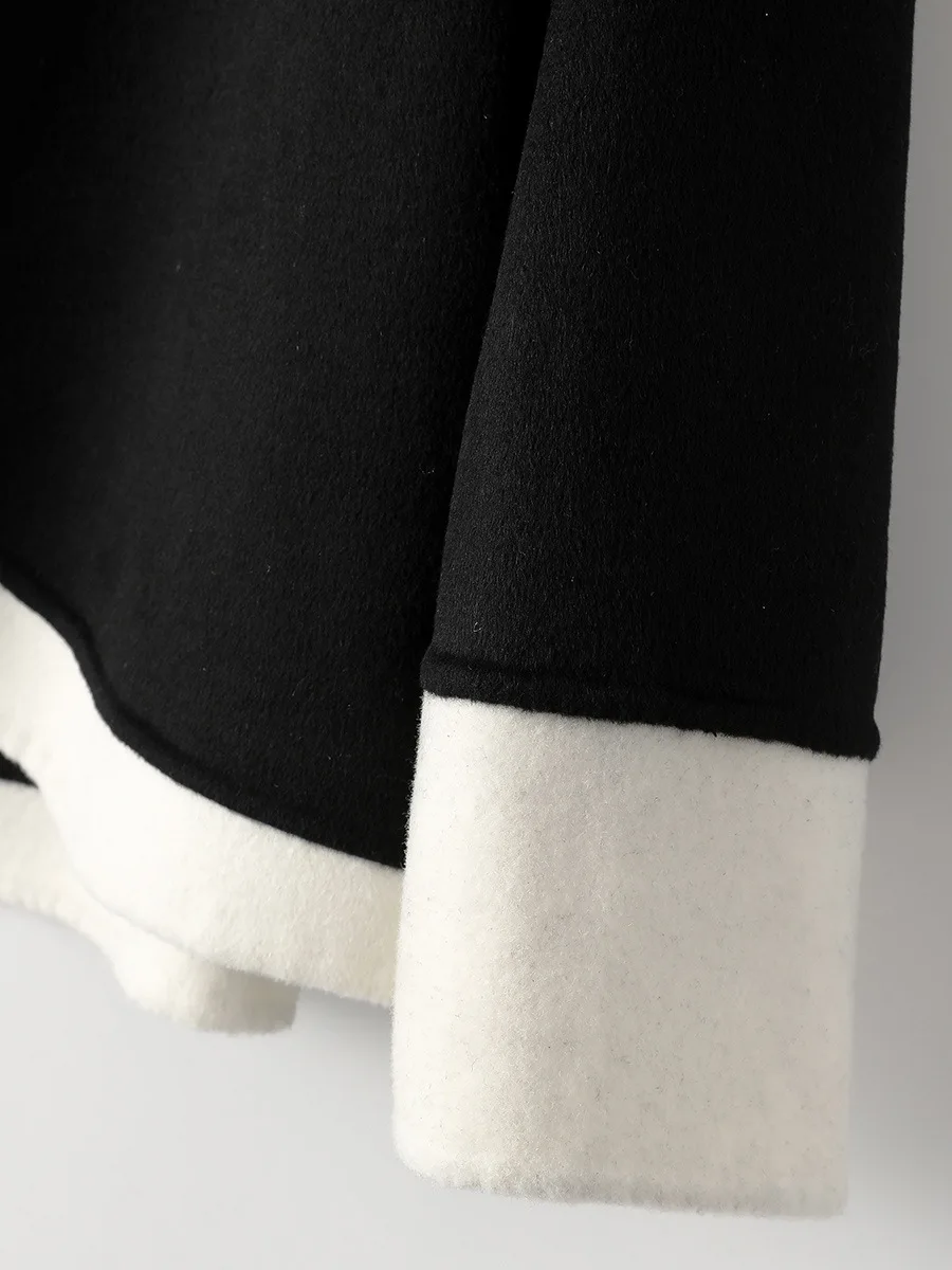 Wool Autumn 2022 New Korean Version of Casual Double-sided Woolen Coat for Women