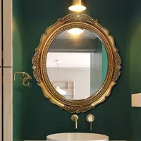 Bathroom Mirror Vintage Wall Full Length Body Frame Mirror Irregular Shower Large Aesthetic Body Set Wandspiegel Wall Decor Gift