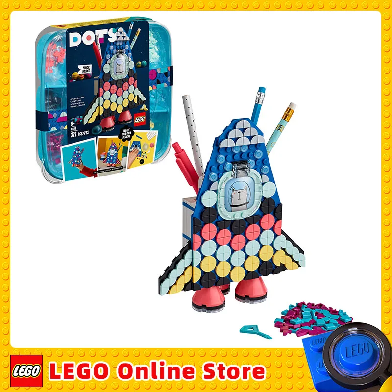

LEGO DOTS Pencil Holder Children Building Blocks Toys Gift 41936