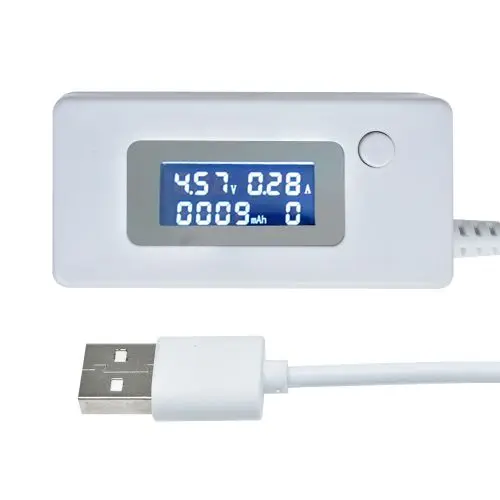 

Micro LCD USB Charger Battery Capacity Voltage Current Tester Meter Measurement Charging Load Resistor 2A/1A with Switch