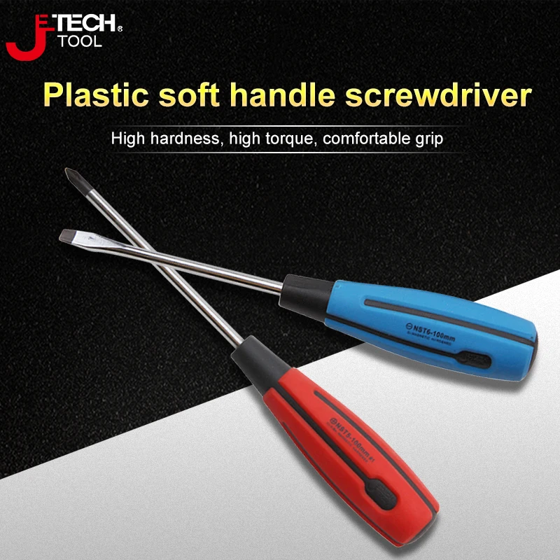 

1 Piece Screwdrivers Magnetic Bit Screwdriver Holder PH2 Tips Slotted Head Screw Driver Hand Tools