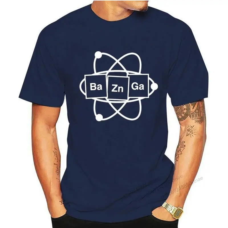 

The Big Bang Theory Latest Design Tshirts Summer O-neck Periodic Table Element Science Men's Adult T Shirt Fashion Cotton Tees