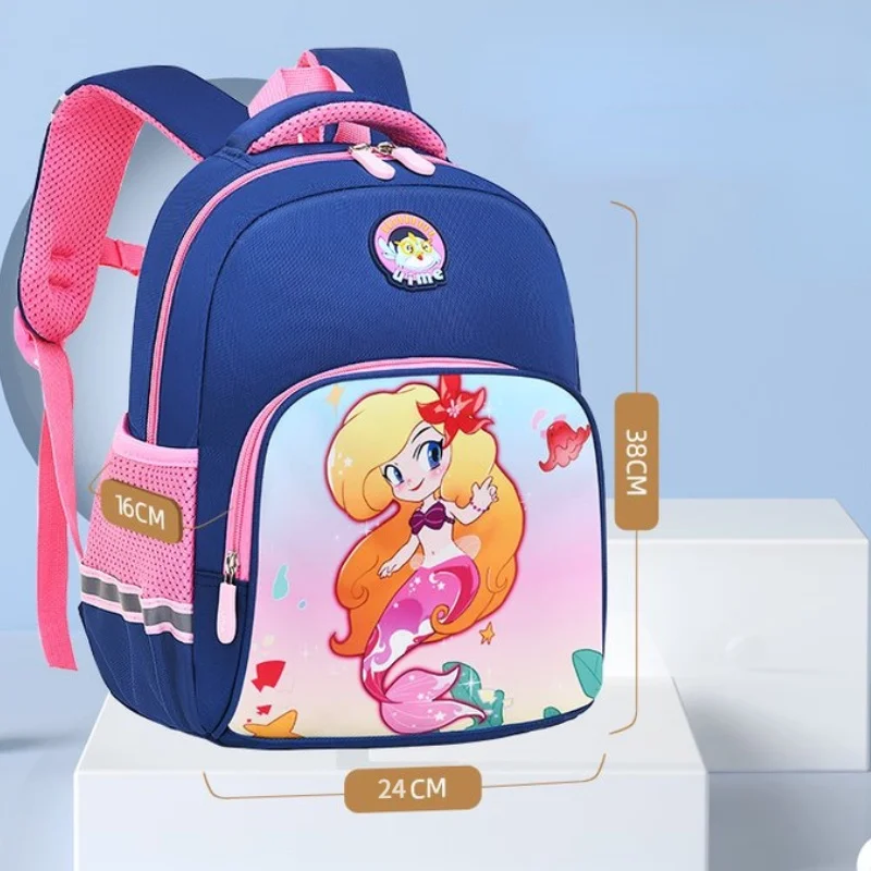 Unicorn Mermaid Children Anime Backpacks 2022 New Fashion Girls Princess Boys Astronaut Cool School Bags for Students Breathable