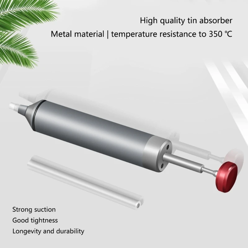 

Aluminum Mini Desoldering Pump Powerful Vacuum Soldering Pen Suction Tin Guns Drop Shipping